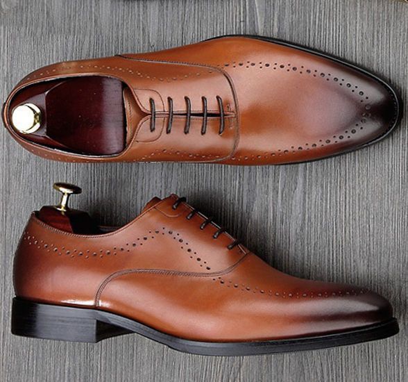 Men's  Handmade Luxury Brand Man Wedding Shoes Genuine Leather Dress Oxfords Shoes Men.jpg