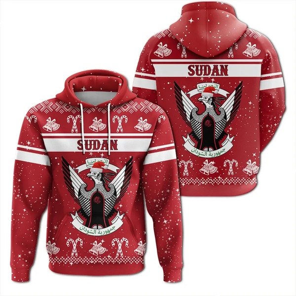 Sudan Hoodie Christmas, African Hoodie For Men Women