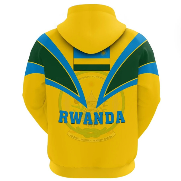 Rwanda Hoodie - Tusk Style, African Hoodie For Men Women