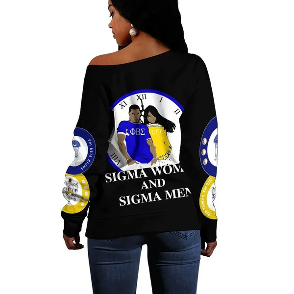Phi Beta Sigma Sigma Gamma Rho Black Offshoulder, African Women Off Shoulder For Women
