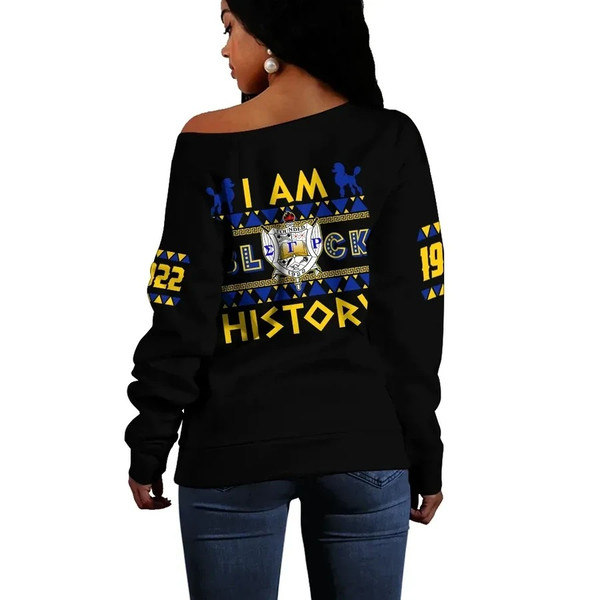 I Am Black History Sigma Gamma Rho Offshoulder, African Women Off Shoulder For Women