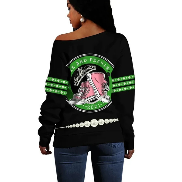 K.H Pearls 2021 Pink And Green Women Off Shoulder, African Women Off Shoulder For Women