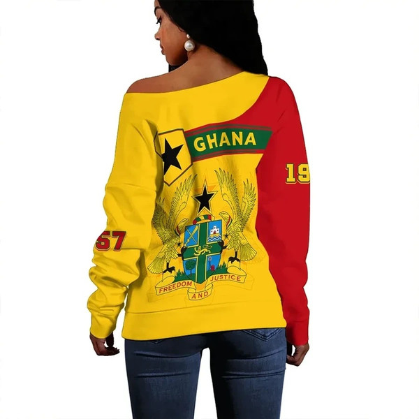 Ghana Women Off Shoulder Pentagon Style, African Women Off Shoulder For Women