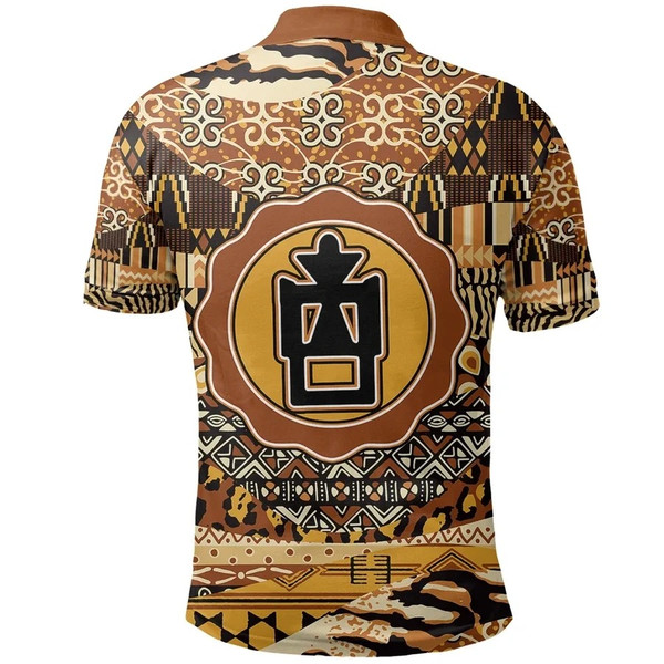 Gye Wani Polo Shirt Leo Style, African Polo Shirt For Men Women