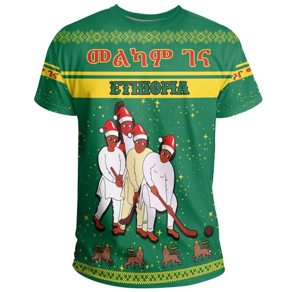 Ethiopia Christmas T-Shirt 01, African T-shirt For Men Women