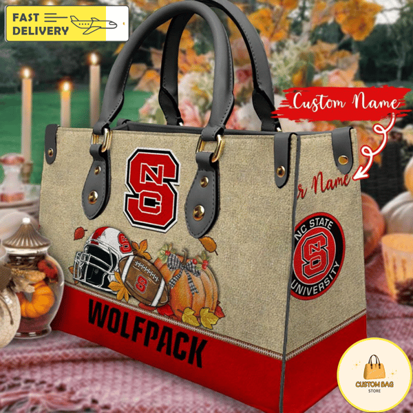 NCAA NC State Wolfpack Autumn Women Leather Bag.jpg