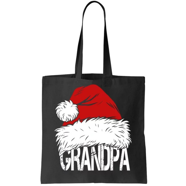 Christmas Santa Hat Grandpa Tote Bag.jpg
