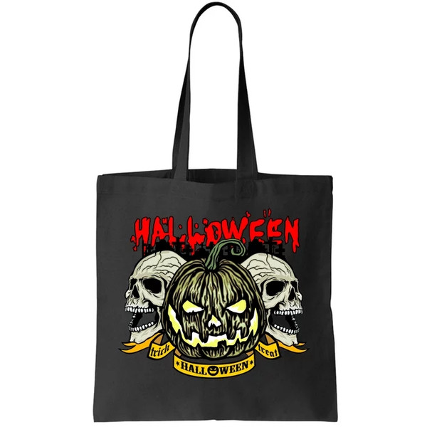 Jack o Lantern Skulls Halloween Tote Bag.jpg