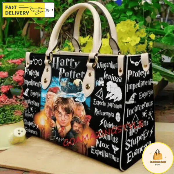 Harry Potter Handbag, Custom Harry Potter Leather Bag,  Harry Shoulder Bag 4.jpg