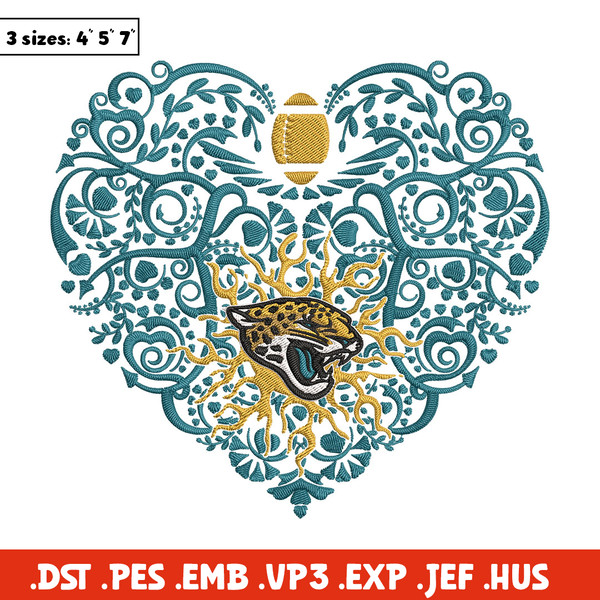 Jacksonville Jaguars Heart embroidery design, Jacksonville Jaguars embroidery, NFL embroidery, logo sport embroidery. (3).jpg