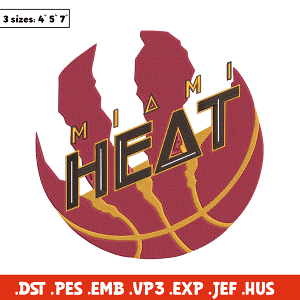 Miami Heat logo embroidery design,NBA embroidery, Sport embroidery, Embroidery design, Logo sport embroidery..jpg