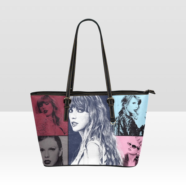Taylor Swift Eras Tour Leather Tote Bag.png