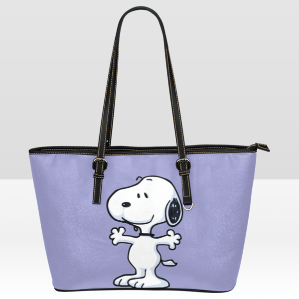 Snoopy Leather Tote Bag.png