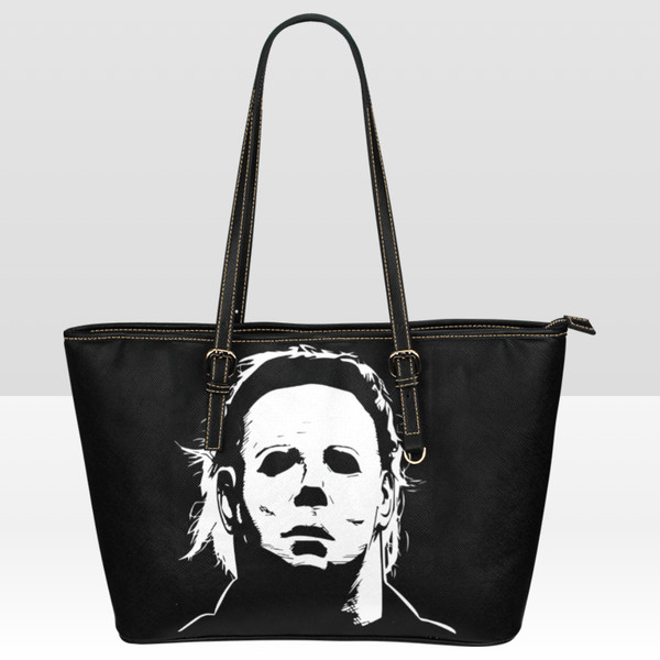 Michael Myers Leather Tote Bag.png