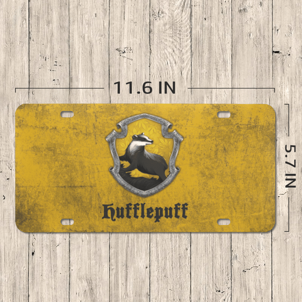 Hufflepuff License Plate.png