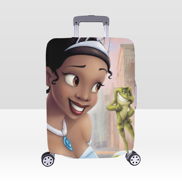 Princess and the Frog Luggage Cover, Luggage Protective Print Cover, Case Cover.png