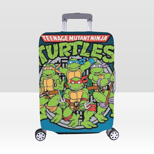 Ninja Turtles Luggage Cover, Luggage Protective Print Cover, Case Cover.png