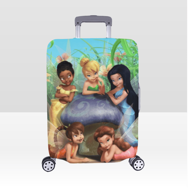 Tinker Bell Luggage Cover, Luggage Protective Print Cover, Case Cover.png