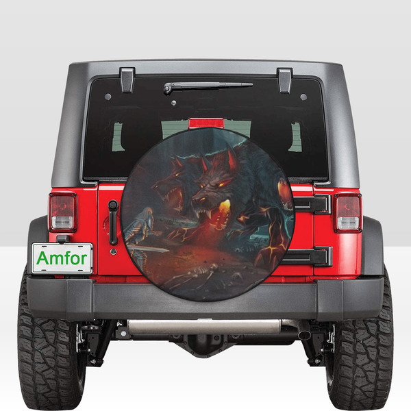Old School Runescape Cerberus osrs Spare Tire Cover.png