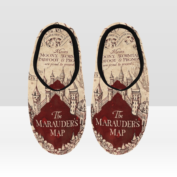 Marauders Map Harry Potter Slippers.png