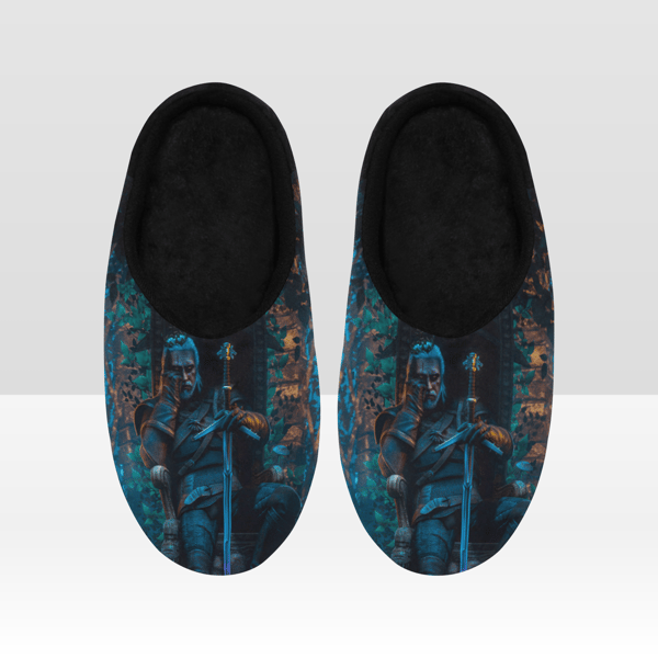 Geralt Of Rivia The Witcher Slippers.png