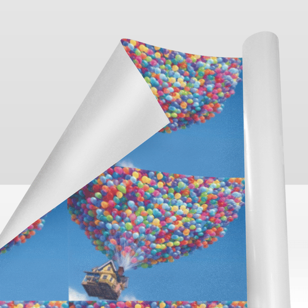 Up Balloons Gift Wrapping Paper.png