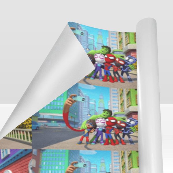 Spidey and amazing friends Gift Wrapping Paper.png