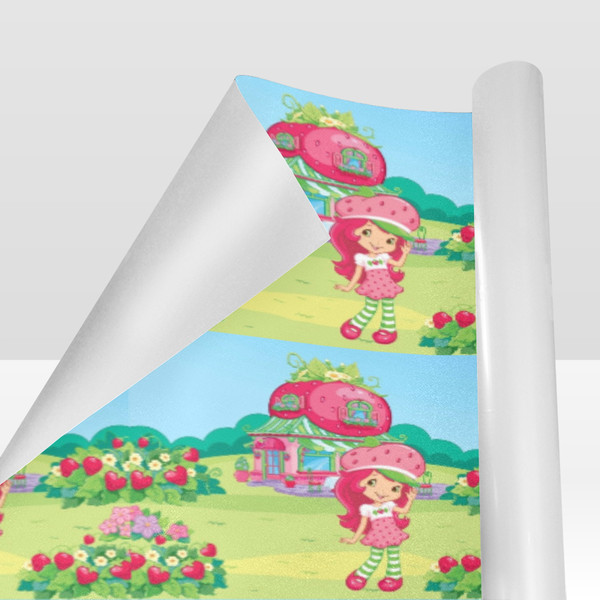 Strawberry Shortcake Gift Wrapping Paper.png