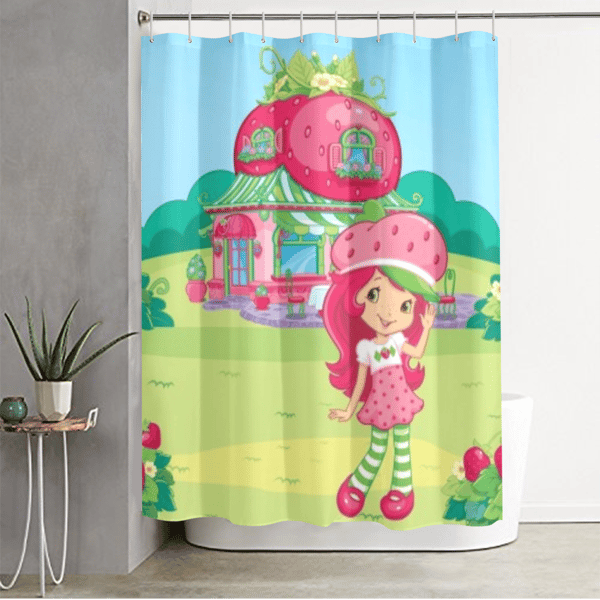 Strawberry Shortcake Shower Curtain.png