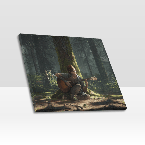 Ellie The Last of Us Frame Canvas Print, Wall Art Home Decor Poster.png