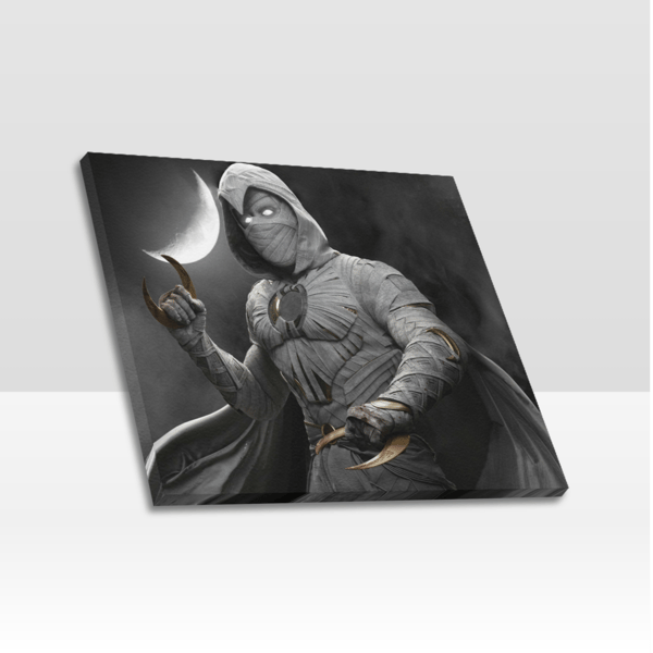 Moon Knight Frame Canvas Print, Wall Art Home Decor Poster.png