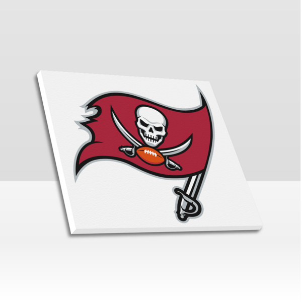 Tampa Bay Buccaneers Frame Canvas Print, Wall Art Home Decor Poster.png