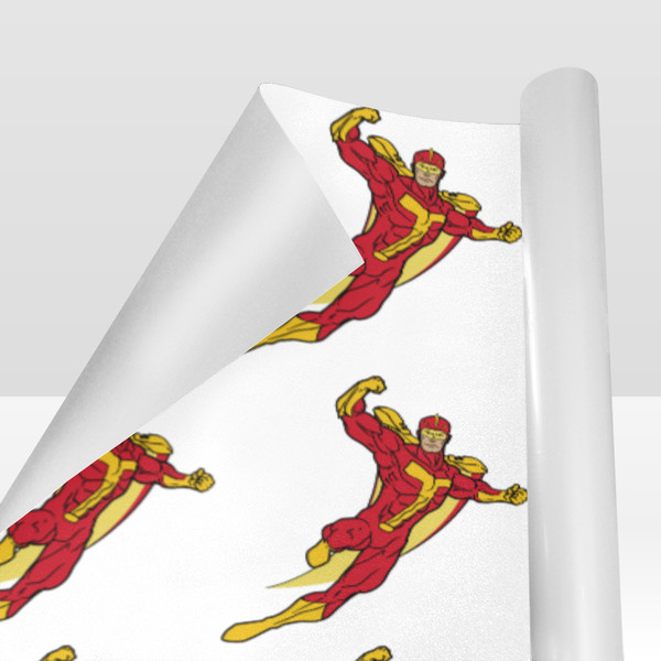 Turbo Man Gift Wrapping Paper.png