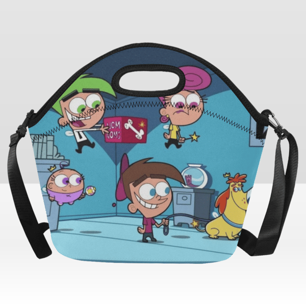 Fairly OddParents Neoprene Lunch Bag, Lunch Box.png