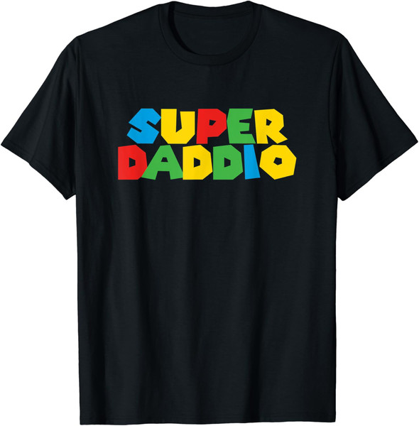 Gamer Super Daddio Funny Super Dad Funny Fathers Shirt.jpeg