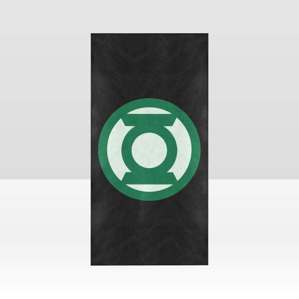 Green Lantern Beach Towel.png