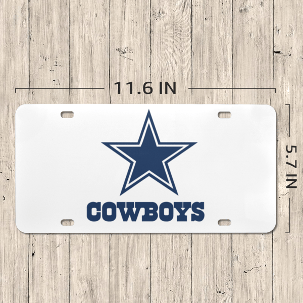 Dallas Cowboys License Plate.png