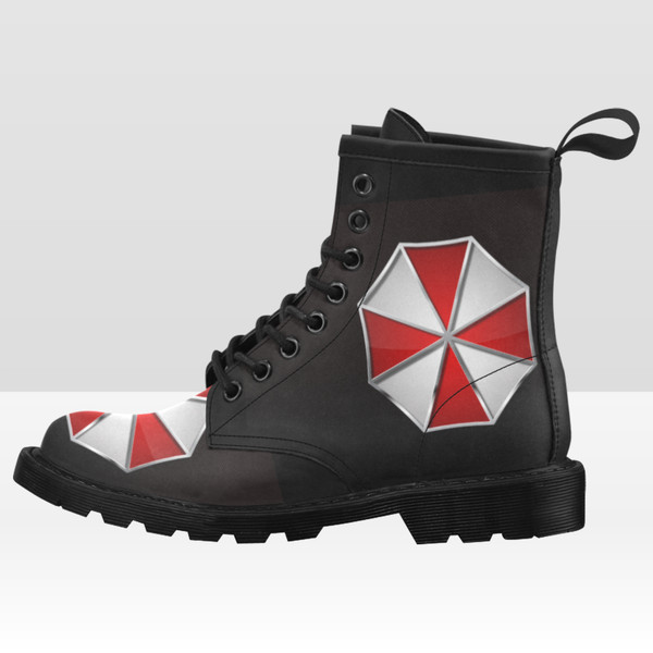 Resident Evil Umbrella Vegan Leather Boots.png