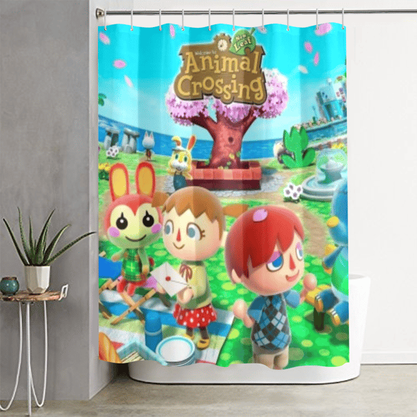Animal Crossing Shower Curtain.png