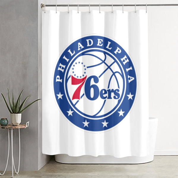 Philadelphia 76ers Shower Curtain.png