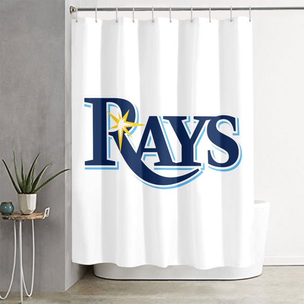 Tampa Bay Rays Shower Curtain.png