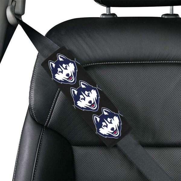 UConn Huskies Car Seat Belt Cover.png