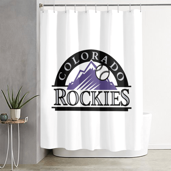 Colorado Rockies Shower Curtain.png