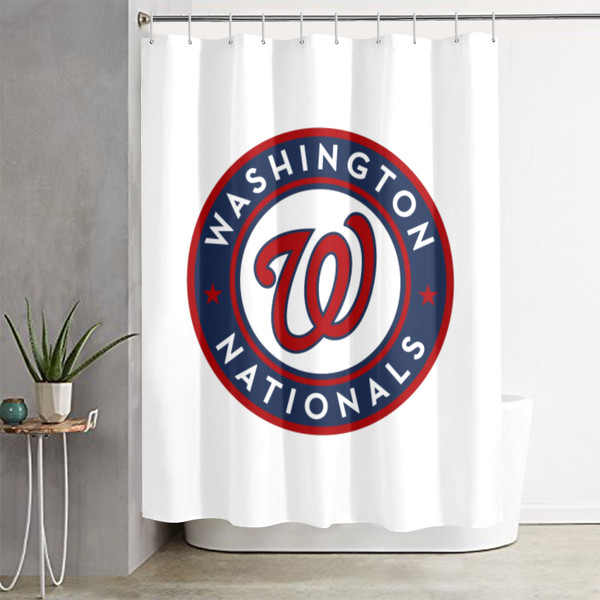 Washington Nationals Shower Curtain.png