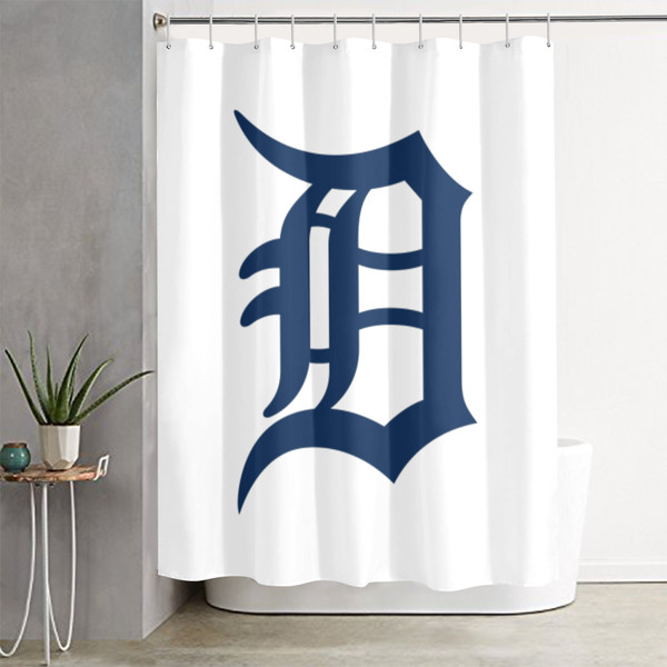 Detroit Tigers Shower Curtain.png