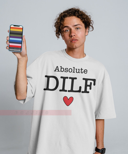 Absolute Dilf Tees,DILF TShirt - Funny Shirt for him - Dad Shirt - Gift For husband - Shirt for him,DILF Devoted Involved loving Father.jpg