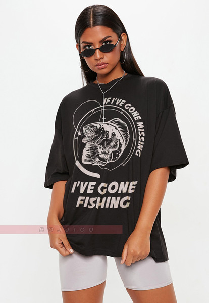 If I've gone missing I've gone Fishing Unisex Tees, Men's Fishing shirt, Funny Fishing Shirt, Fishing Graphic Tee, Fisherman, father's day.jpg