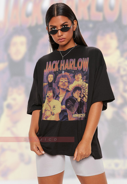 JACK HARLOW Homage Hangout Shirt, Jack Harlow Industry Baby Shirt, Jack Harlow Rapper Hip Hop ft Doobie Style 90s Shirt, Jack Harlow Gift.jpg