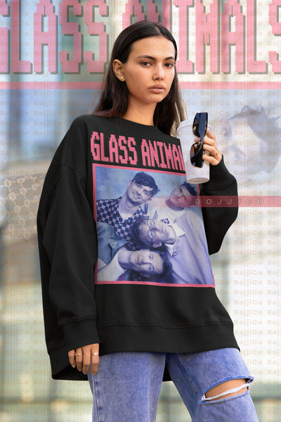 GLASS ANIMALS Heat Waves Sweatshirt, Glass Animals Shirt, Glass Animals Retro 90s Tees, Glass Animals Viral Sweater, Glass Animals Merch-2.jpg