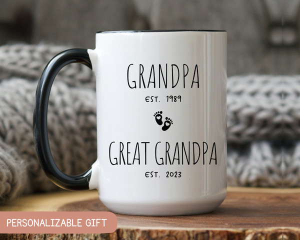 Great Grandpa Pregnancy Announcement, Fathers Day Gift For G - Inspire  Uplift